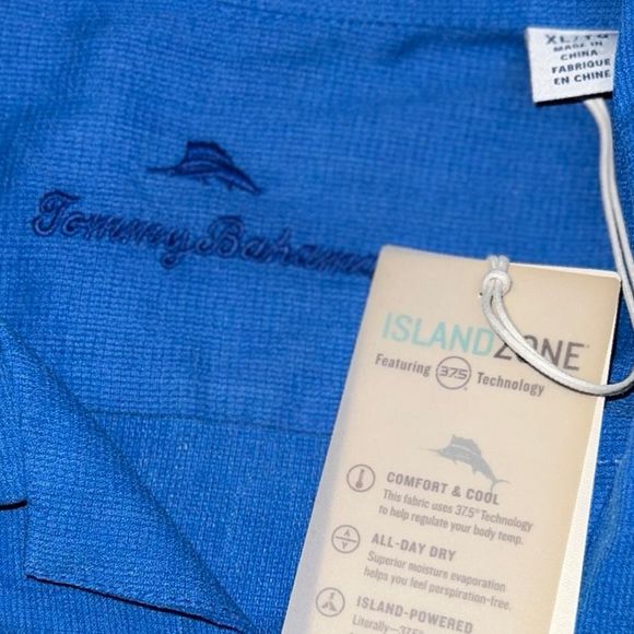 NWT Tommy Bahama Island Zone Short Sleeve Button Up Camp Shirt Size XL - Picture 6 of 6